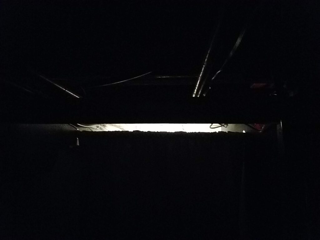 This is light coming from the room next to the darkroom.
