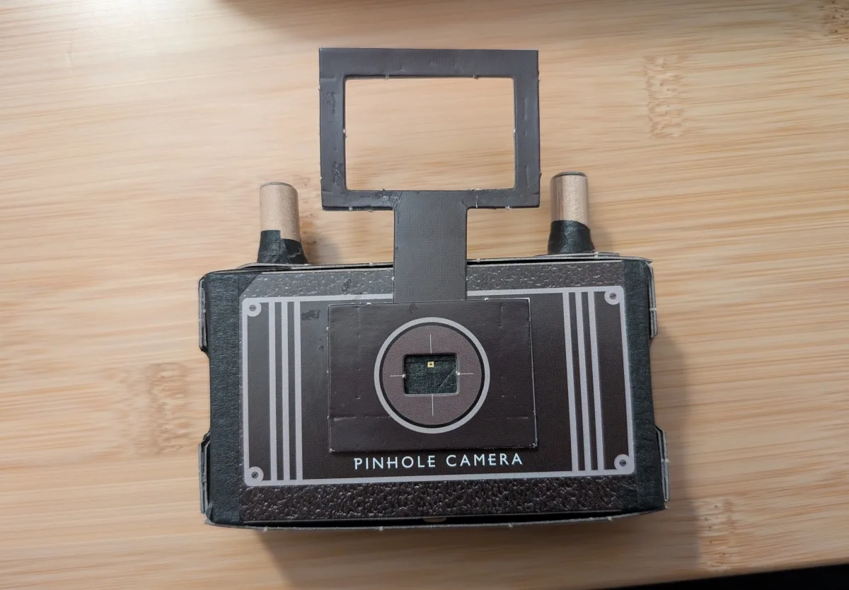My First Roll of Film with a Pinhole Camera