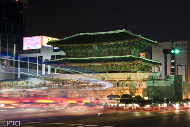 Dongdaemun in Seoul, South Korea, 2008.