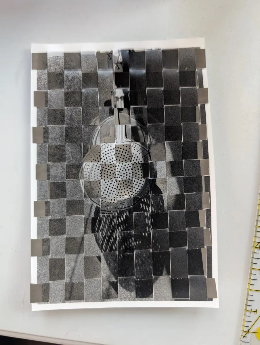 An October Art Retreat and Experimenting with Photoweaving